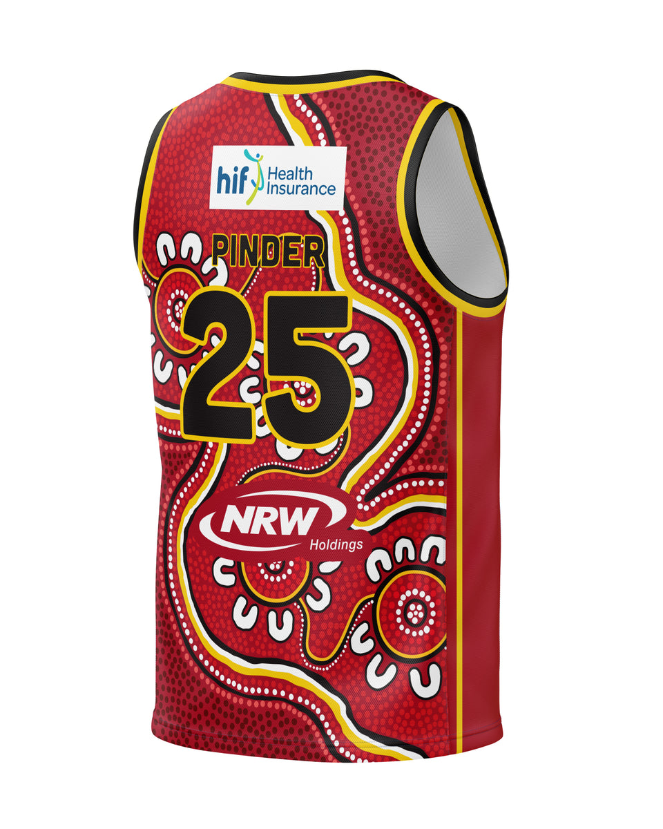 Perth Wildcats 23 24 Indigenous Jersey Keanu Pinder Official