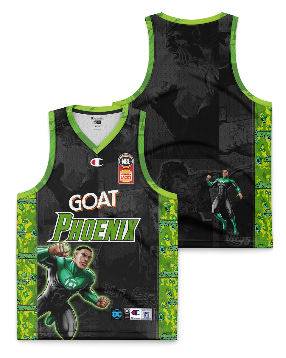 S.E. Melbourne Phoenix 23 24 DC Green Lantern Jersey Official NBL Store