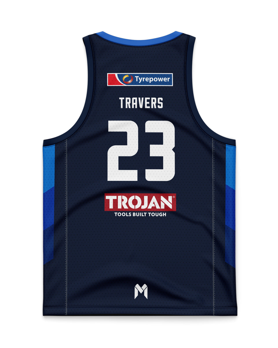 Melbourne United 23/24 Youth Home Jersey Luke Travers Official NBL Store