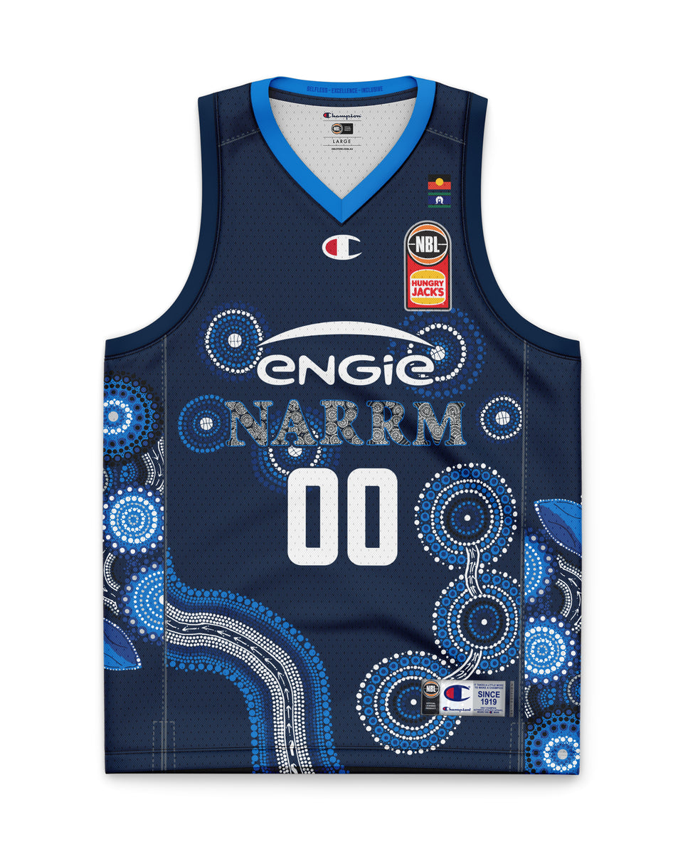 Melbourne United 23/24 Youth Indigenous Jersey Personalised Official