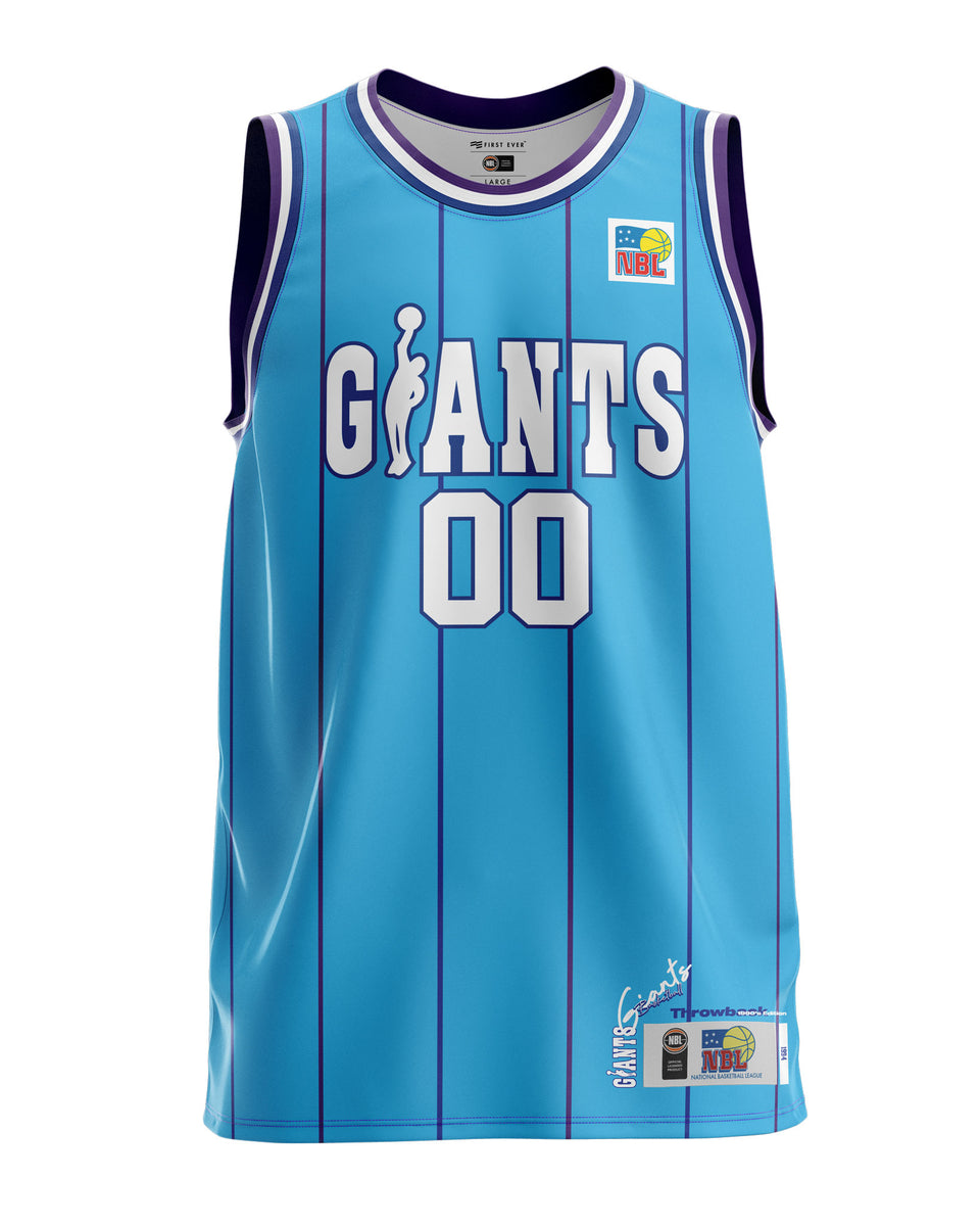 North Melbourne Giants Throwback Jersey Personalised Official NBL Store