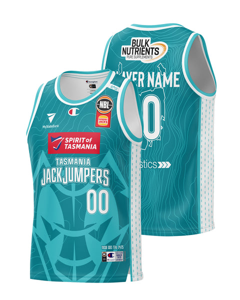 GQ1398◇Honor gathering : tasmania Tasmania JackJumpers 24/25 Teal Jersey - Other Players – Official