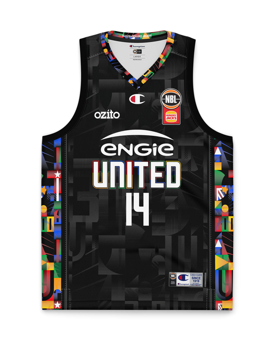 Melbourne United 24/25 Youth Multicultural Jersey Jack White Official