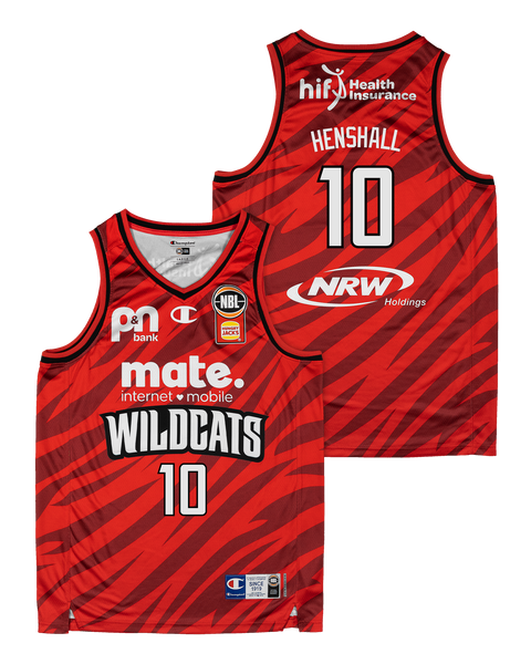 Perth Wildcats 25/26 Primary Jersey - Ben Henshall – Official NBL