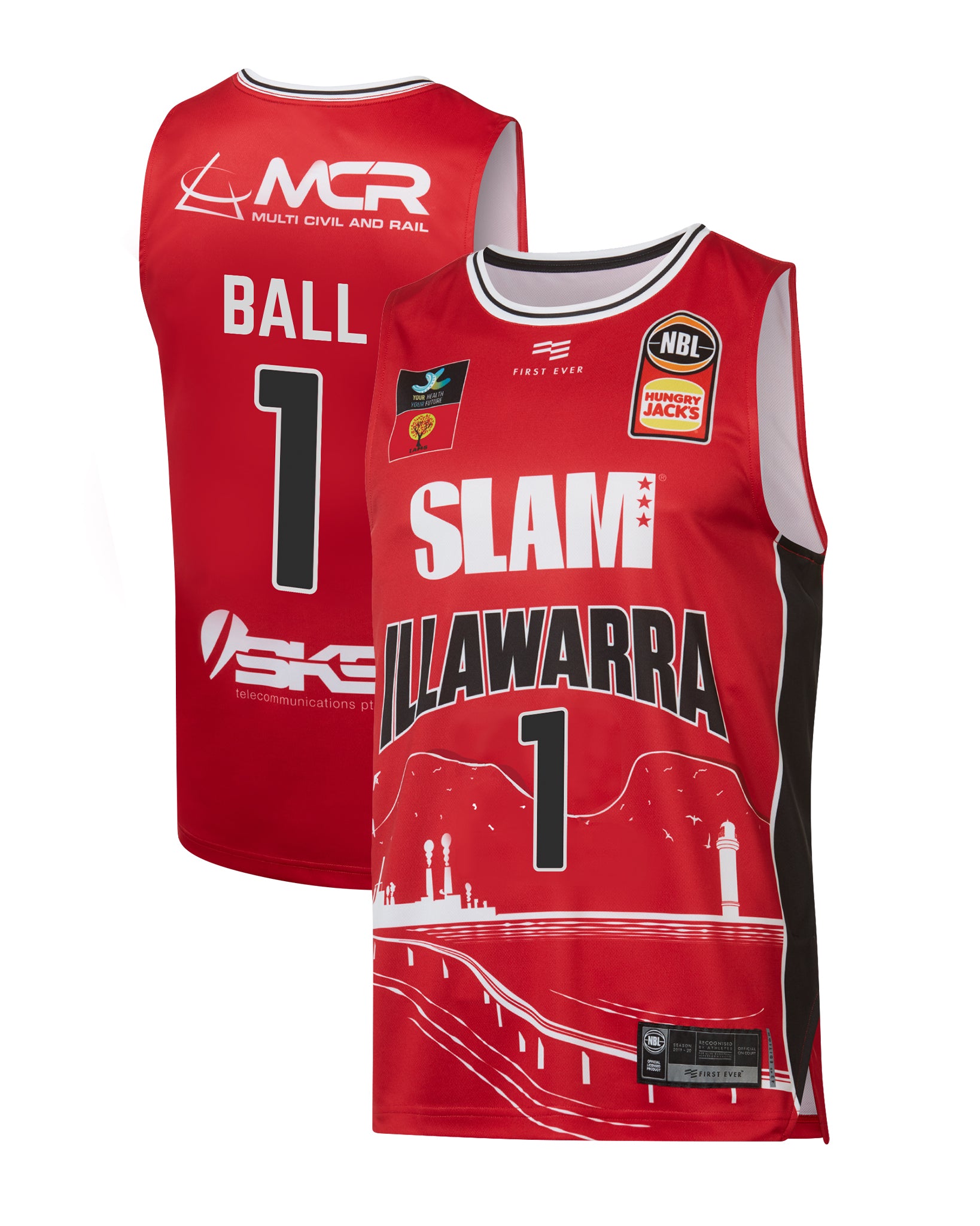 Collector's Jersey - LaMelo Ball 2018-19 Illawarra Hawks with SLAM